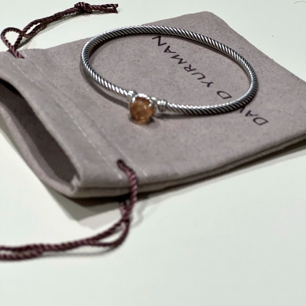 David Yurman Chatelaine Bracelet With Morganite 925